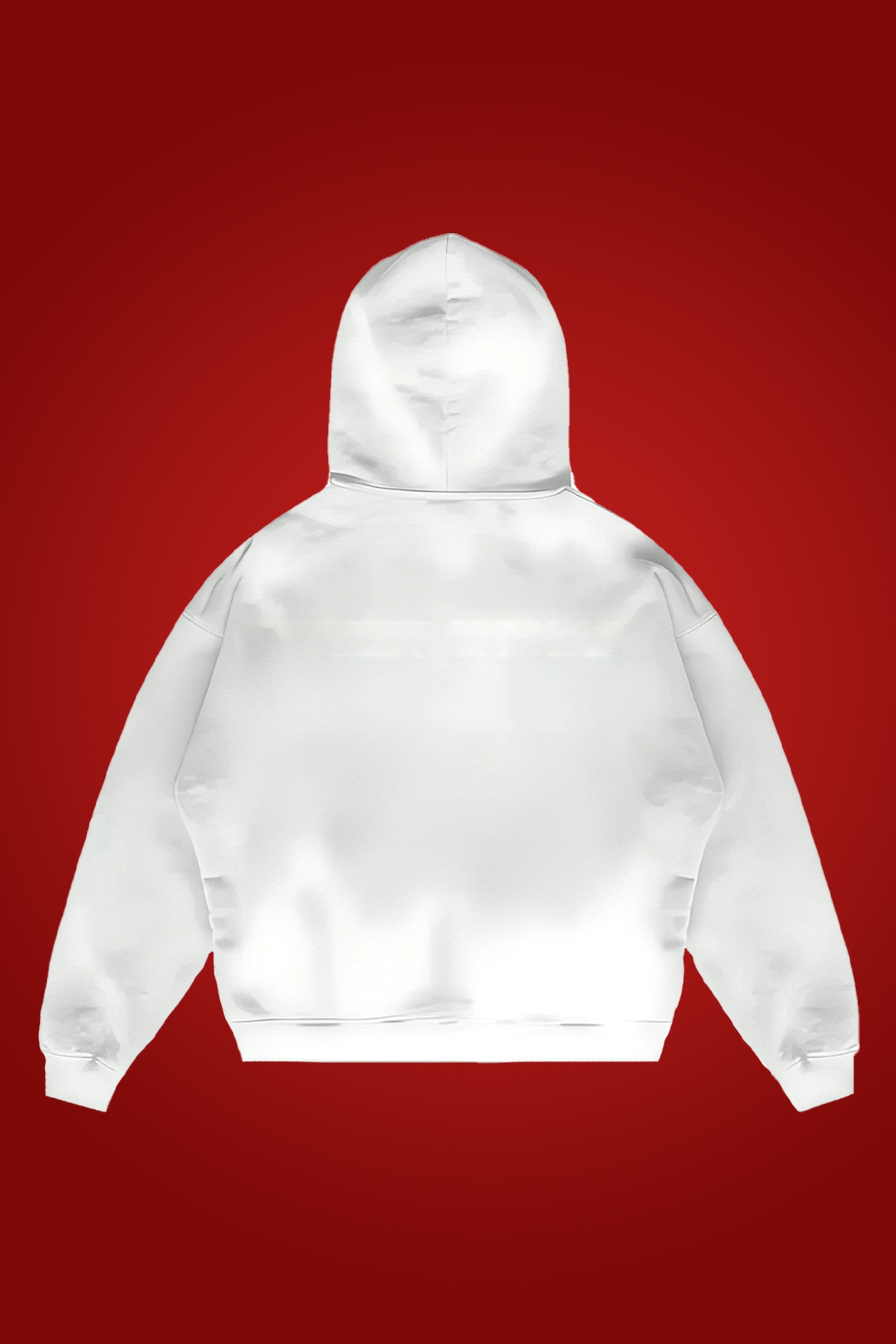 [MINOR FAULT] WHITE OVERSIZED HOODIE