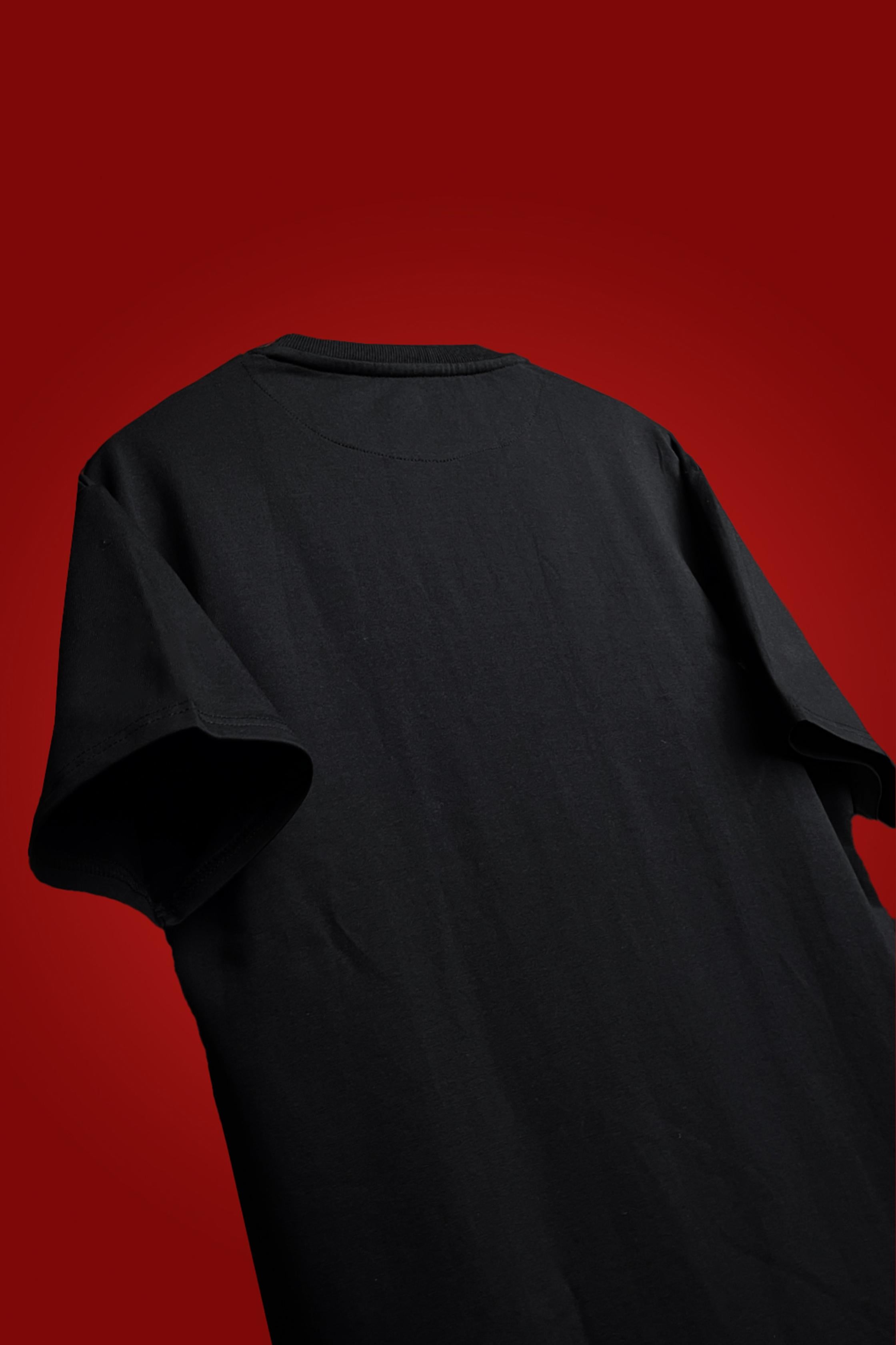 [MINOR FAULT] BLACK OVERSIZED T-SHIRT